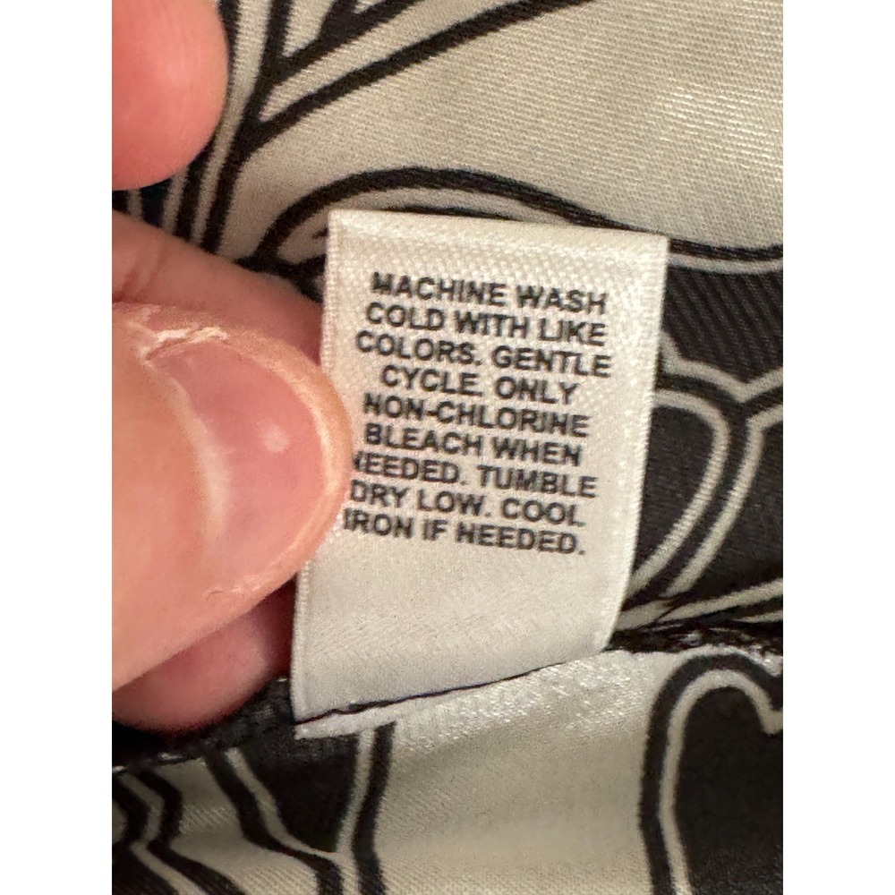 Cato Woman Black White Floral Print Wrap Style Blouse Shirt Top Plus Size 26 28W - Picture 12 of 13